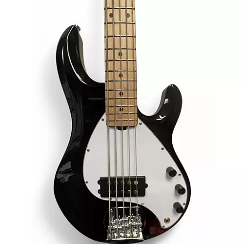 Used Sterling by Music Man STINGRAY 5 Black Electric Bass Guitar Black - musicians--Friend
