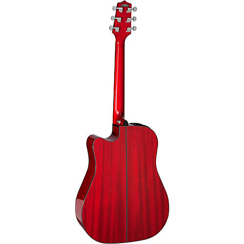 Takamine G Series GD30CE Dreadnought Cutaway Acoustic-Electric Guitar Wine Red - musicians--Friend