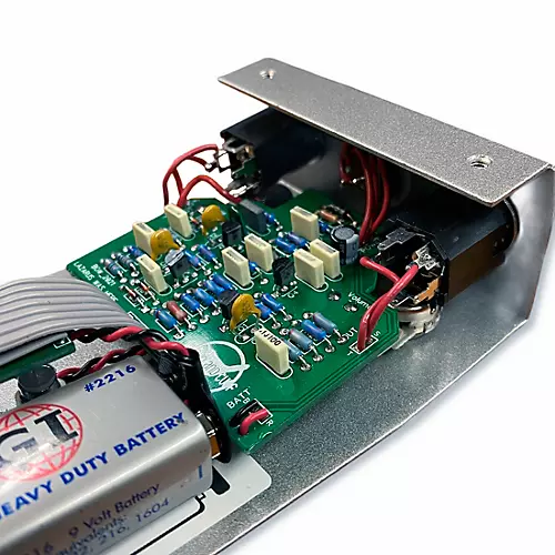 Wren And Cuff OG Box of War Reissue Distortion Effects Pedal Black and Grey - musicians--Friend