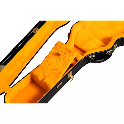 Gibson Lifton Historic Black/Goldenrod Hardshell Case, Les Paul - musicians--Friend