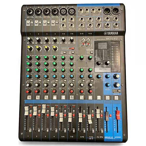 Used Yamaha MG12XU Unpowered Mixer - musicians--Friend