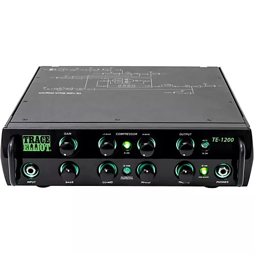 Trace Elliot TE-1200 1200W Bass Guitar Amp Head - musicians--Friend
