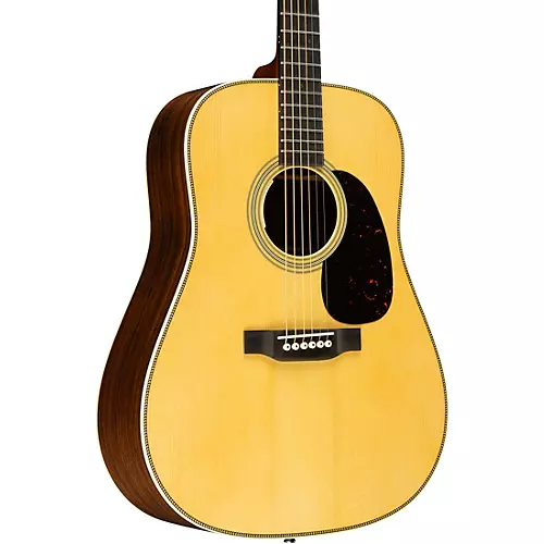 Martin Custom Shop 28 HD Style Adirondack Spruce-East Indian Rosewood Dreadnought Acoustic-Electric Guitar Natural - musicians--Friend