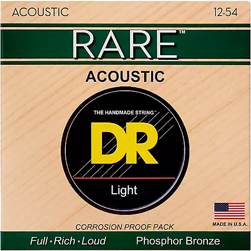 DR Strings RPM-12 Light RARE Phosphor Bronze Acoustic Guitar Strings - musicians--Friend