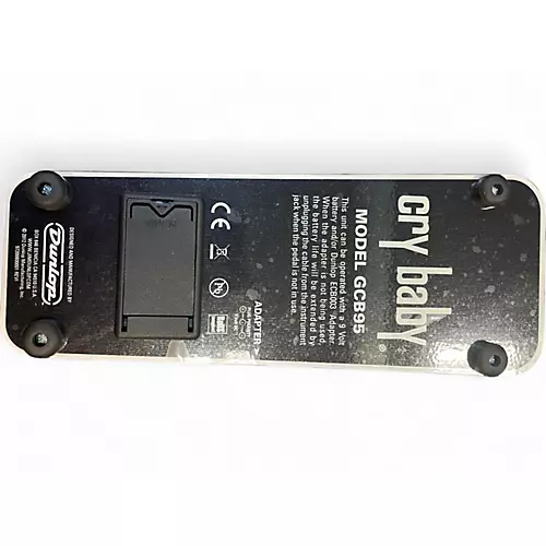 Used Dunlop GCB95 Original Crybaby Wah Effect Pedal - musicians--Friend
