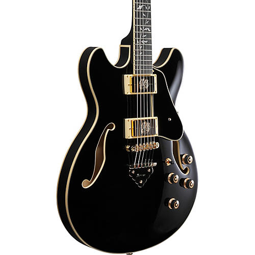 Ibanez AS93SP Artcore Expressionist 6-String Electric Guitar Black - musicians--Friend