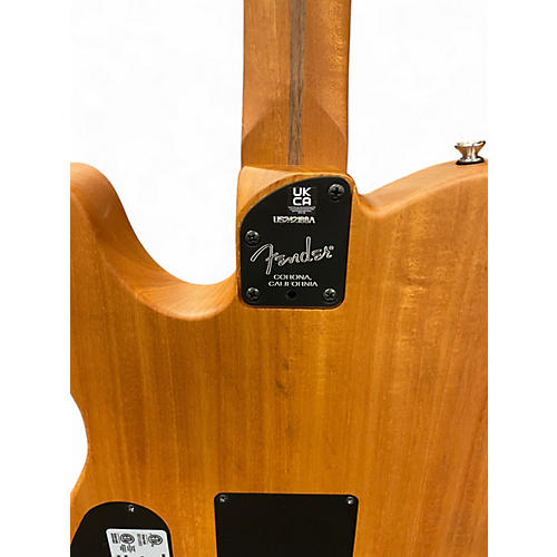 Used Fender American Acoustasonic Stratocaster Mahogany Acoustic Electric Guitar Mahogany - musicians--Friend