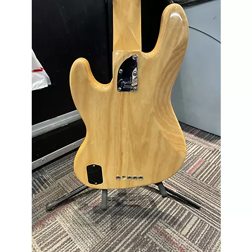 Used Fender American Deluxe Jazz Bass V Natural Electric Bass Guitar Natural - musicians--Friend