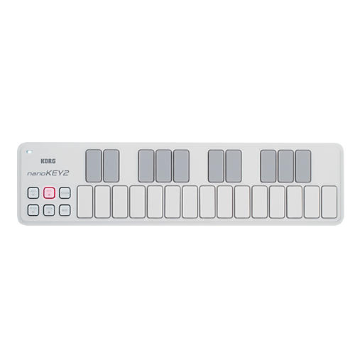 KORG NANOKEY2 USB Keyboard Controller White - musicians--Friend