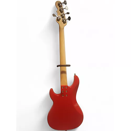 Used G&L kiloton 5 Red Electric Bass Guitar Red - musicians--Friend