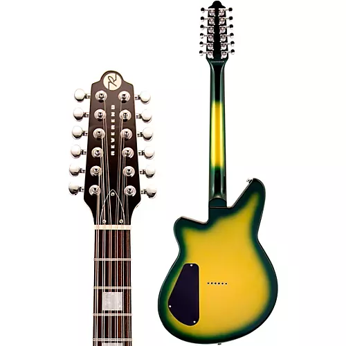Reverend Airwave 12 String Electric Guitar Chronic Blue - musicians--Friend
