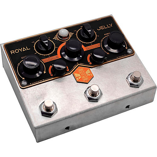 Beetronics FX Royal Jelly Royal Series Overdrive Fuzz Effects Pedal - musicians--Friend