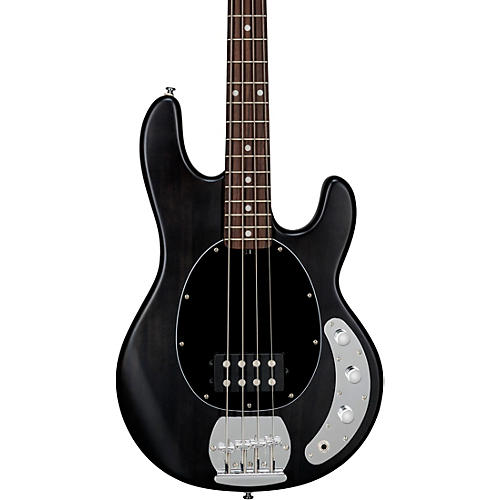 Sterling by Music Man StingRay Ray4 Electric Bass Guitar Pueblo Pink White Pickguard - musicians--Friend