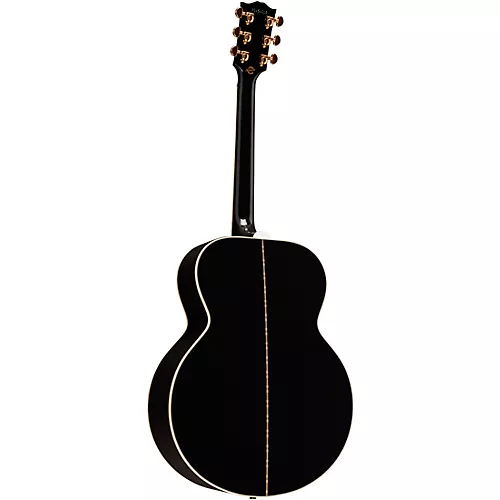 Gibson SJ-200 Custom Acoustic-Electric Guitar Ebony - musicians--Friend