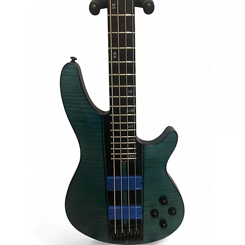 Used Schecter Guitar Research C4 Gt Baltic Blue Electric Bass Guitar Baltic Blue - musicians--Friend