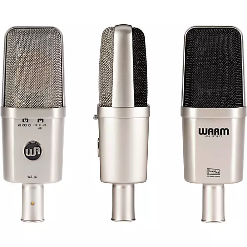 Warm Audio WA-14CL Large-Diaphragm Condenser Microphone Nickel - musicians--Friend