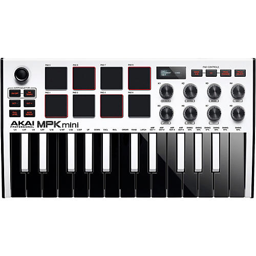 Akai Professional MPC ONE+ Standalone Production Center With MPK mini mk3 and Headphones Red - musicians--Friend
