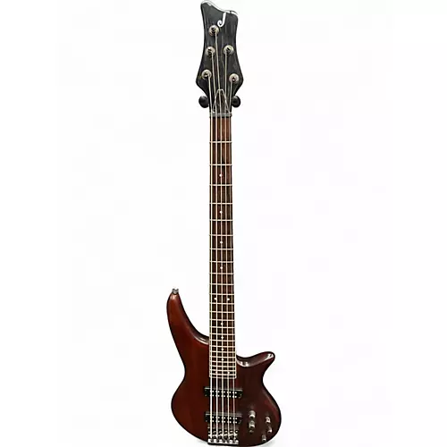 Used Jackson JS3V Concert 5 String Walnut Stain Electric Bass Guitar Walnut Stain - musicians--Friend