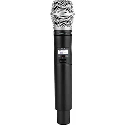 Shure ULXD2/SM86 Handheld Transmitter With SM86 Microphone, 174-216mHz Band V50 - musicians--Friend