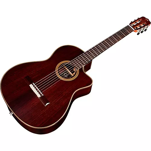 Cordoba Fusion 12 Rose II Nylon-String Classical Acoustic-Electric Guitar Natural - musicians--Friend