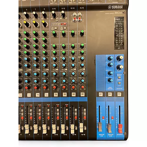 Used Yamaha MG16 Unpowered Mixer - musicians--Friend