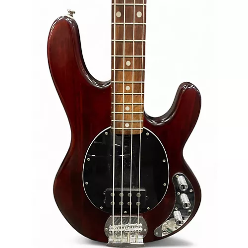 Used Sterling by Music Man Sub 4 Walnut Electric Bass Guitar Walnut - musicians--Friend