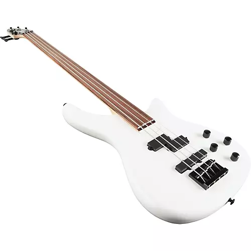Rogue LX200BF Fretless Series III Electric Bass Guitar Pearl White - musicians--Friend