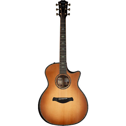 Taylor 914ce Builder's Edition Grand Auditorium Acoustic-Electric Guitar Wild Honey Burst - musicians--Friend
