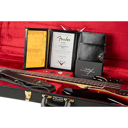 Fender Custom Shop 1960 Jazz Bass NOS Rosewood Fingerboard Time Machine Limited-Edition 3-Color Sunburst - musicians--Friend