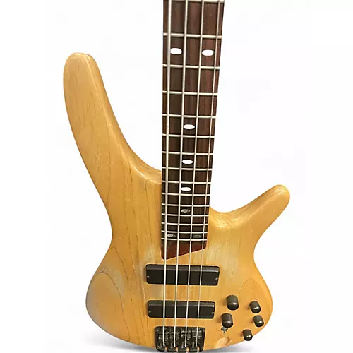 Used Ibanez sr600 Natural Electric Bass Guitar Natural - musicians--Friend