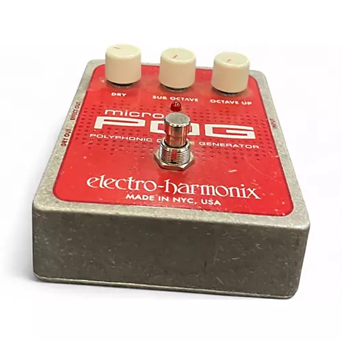Used Electro-Harmonix Micro Pog Polyphonic Octave Generator Effect Pedal - musicians--Friend