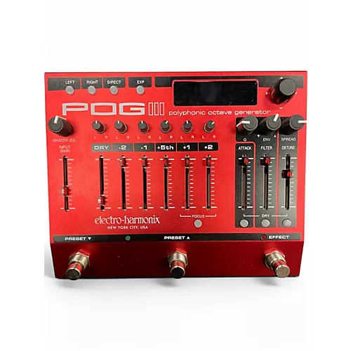 Used 2025 Electro-Harmonix Pog3 Polyphonic Octave Generator Effect Pedal - musicians--Friend