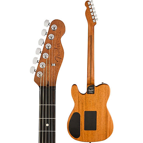 Fender American Acoustasonic Telecaster All-Mahogany Acoustic-Electric Guitar Natural - musicians--Friend