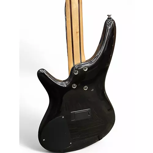 Used Ibanez SR300 Black Electric Bass Guitar Black - musicians--Friend