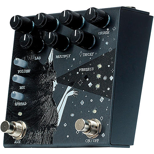 Old Blood Noise Endeavors Dark Star Stereo Soundscape Reverb Effects Pedal Pink - musicians--Friend