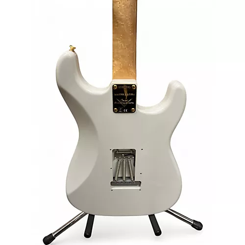 Used 2022 Fender FENDER LEFT HANDED CUSTOM SHOP STRAT Vintage White Electric Guitar Vintage White - musicians--Friend