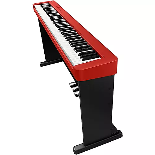 Casio CDP-S160 Digital Piano With Matching CS-470P Stand and Triple Pedal Red - musicians--Friend