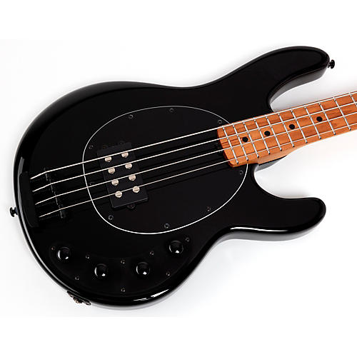 Ernie Ball Music Man StingRay Special H Electric Bass Guitar Black and Chrome - musicians--Friend