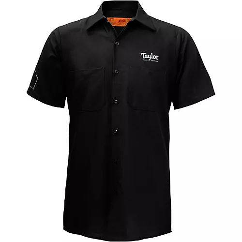 Taylor Crown Logo Work Shirt X Large Black - musicians--Friend