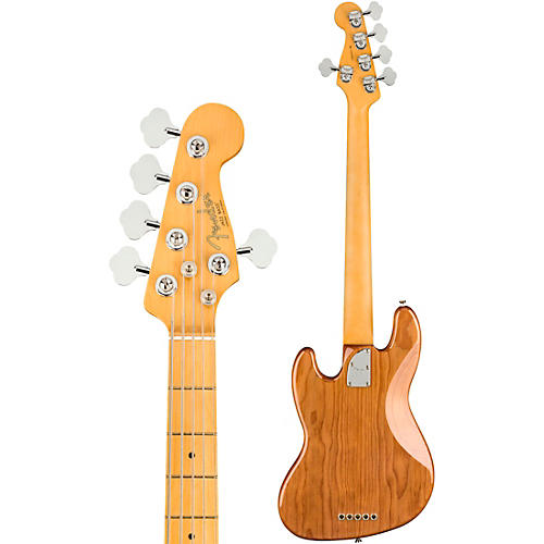Fender American Professional II Jazz Bass V Roasted Pine Natural - musicians--Friend