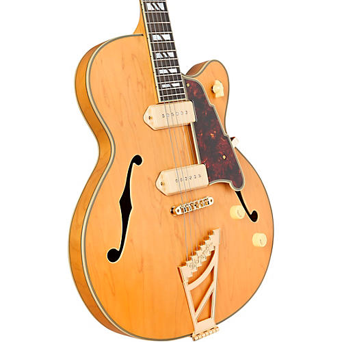 D'Angelico Deluxe 59 Hollowbody Electric Guitar Satin Trans Wine - musicians--Friend