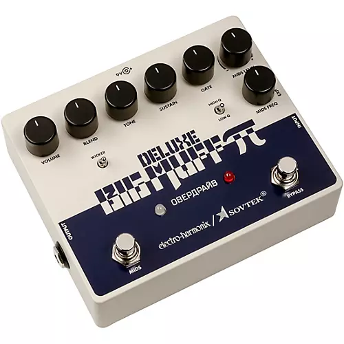 Electro-Harmonix Sovtek Deluxe Big Muff Pi Distortion/Sustainer Effects Pedal - musicians--Friend