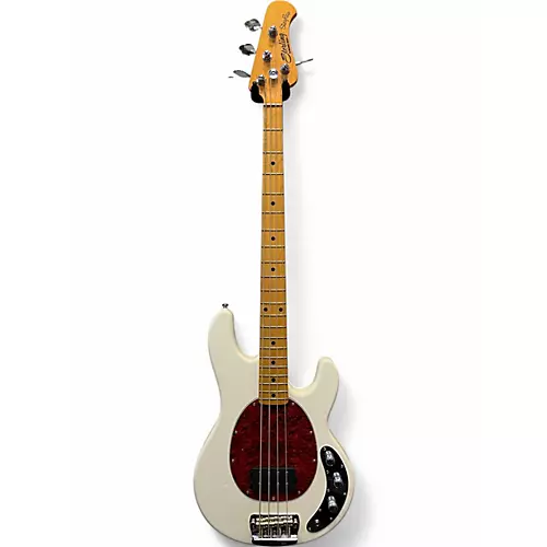 Used Sterling by Music Man StingRay Classic Olympic White Electric Bass Guitar Olympic White - musicians--Friend