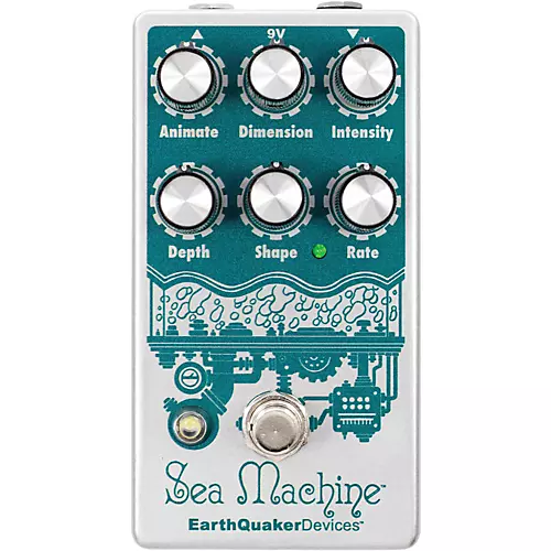 EarthQuaker Devices Sea Machine Super Chorus Guitar Effects Pedal V3 - musicians--Friend
