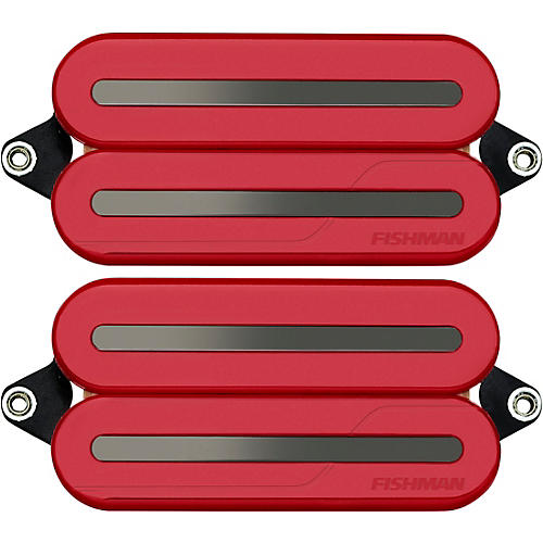 Fishman Fluence Open Core Modern Humbucker 6-String Black Nickel Blades Electric Guitar Pickup Set White - musicians--Friend