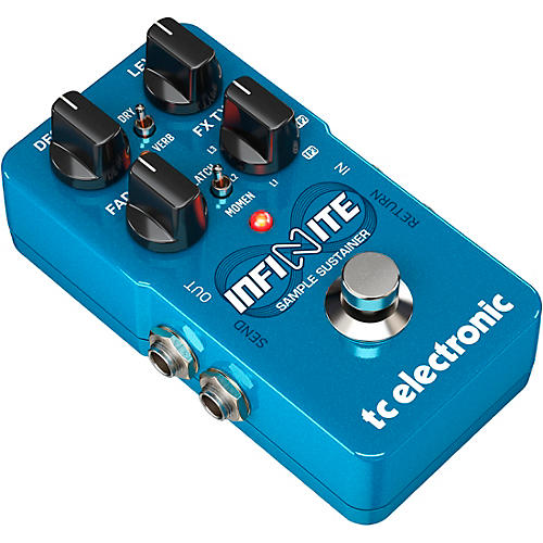 TC Electronic Infinite Sample Sustainer Effects Pedal Blue - musicians--Friend
