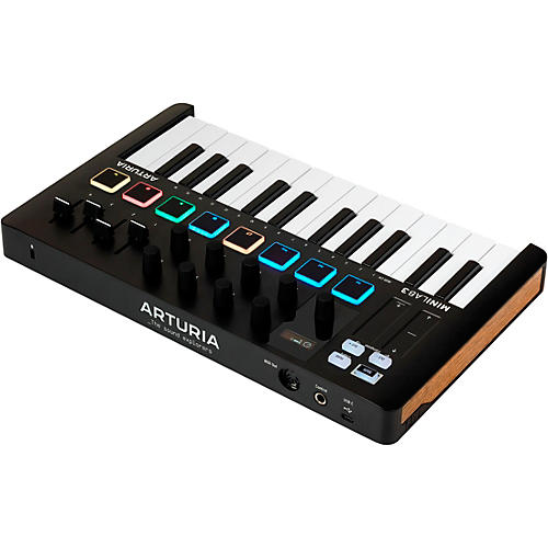 Arturia MiniLab 3 Hybrid Keyboard Controller Deep Black - musicians--Friend