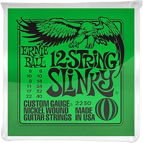 Ernie Ball P02230 Nickel 12-String Slinky Electric Guitar Strings 8-40 - musicians--Friend