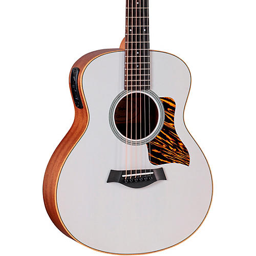 Taylor GS Mini-e Special-Edition Acoustic-Electric Guitar Transparent White - musicians--Friend