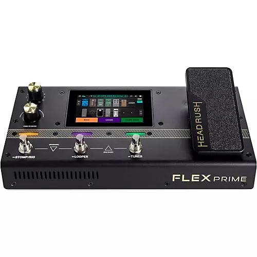 HeadRush Flex Prime Guitar Multi-Effects Processor & Amp Modeler Pedal Black - musicians--Friend